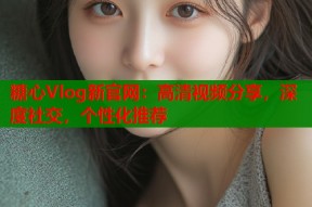 糖心Vlog新官网：高清视频分享，深度社交，个性化推荐