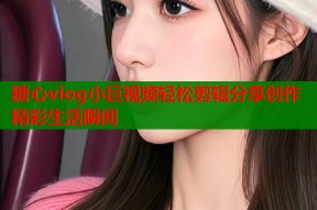 糖心vlog小巨视频轻松剪辑分享创作精彩生活瞬间