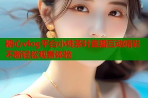 糖心vlog平台小桃茶叶直播互动精彩不断轻松观看体验