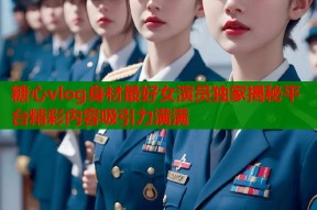 糖心vlog身材最好女演员独家揭秘平台精彩内容吸引力满满