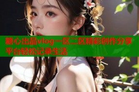 糖心出品vlog一区二区精彩创作分享平台轻松记录生活
