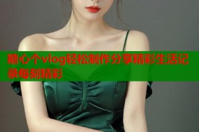 糖心个vlog轻松制作分享精彩生活记录每刻精彩