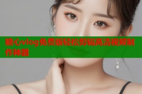 糖心vlog免费版轻松剪辑高清视频制作神器