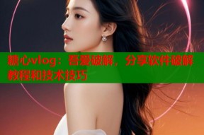 糖心vlog：吾爱破解，分享软件破解教程和技术技巧