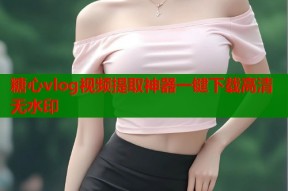 糖心vlog视频提取神器一键下载高清无水印