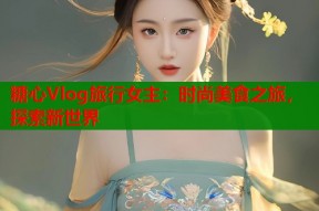 糖心Vlog旅行女主：时尚美食之旅，探索新世界