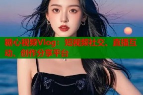 糖心视频Vlog：短视频社交、直播互动、创作分享平台