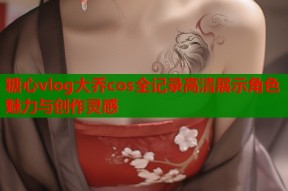 糖心vlog大乔cos全记录高清展示角色魅力与创作灵感