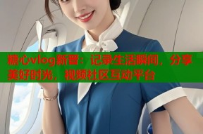 糖心vlog新晋：记录生活瞬间，分享美好时光，视频社区互动平台