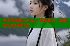 冉冉学姐糖心Vlog：家具设计、购物与文化分享平台