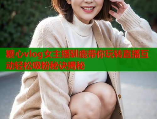 糖心vlog女主播驯鹿带你玩转直播互动轻松吸粉秘诀揭秘  第1张