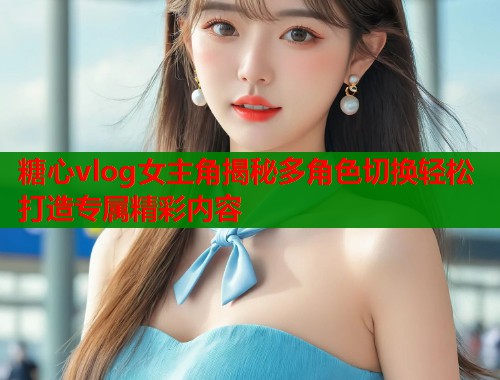 糖心vlog女主角揭秘多角色切换轻松打造专属精彩内容  第1张