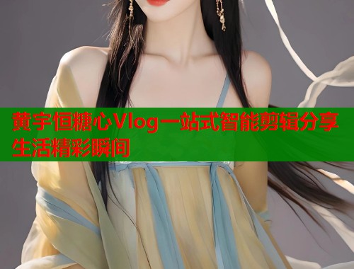 黄宇恒糖心Vlog一站式智能剪辑分享生活精彩瞬间  第1张