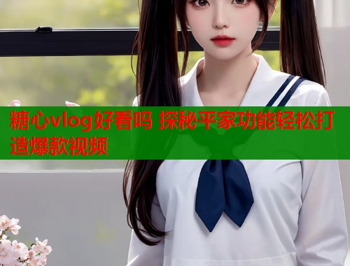 糖心vlog好看吗 探秘平家功能轻松打造爆款视频  第1张