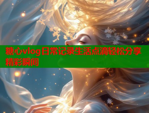 糖心vlog日常记录生活点滴轻松分享精彩瞬间  第1张