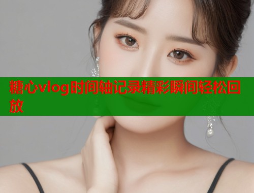 糖心vlog时间轴记录精彩瞬间轻松回放  第1张