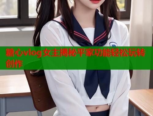 糖心vlog女主揭秘平家功能轻松玩转创作  第1张