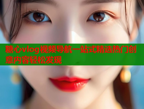 糖心vlog视频导航一站式精选热门创意内容轻松发现  第1张