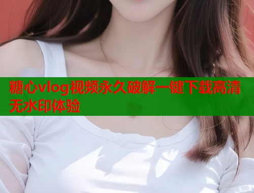 糖心vlog视频永久破解一键下载高清无水印体验  第2张
