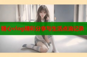 糖心vlog精彩分享与生活点滴记录