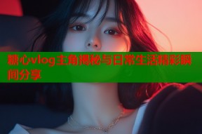 糖心vlog主角揭秘与日常生活精彩瞬间分享