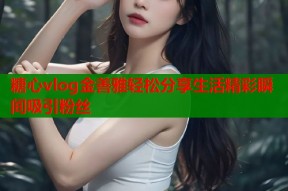 糖心vlog金善雅轻松分享生活精彩瞬间吸引粉丝