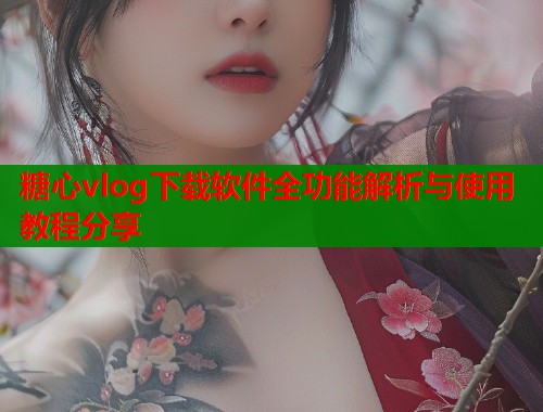糖心vlog下载软件全功能解析与使用教程分享  第1张